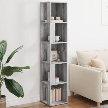 Corner Cabinet Grey Sonoma - Space-Saving Storage Solution