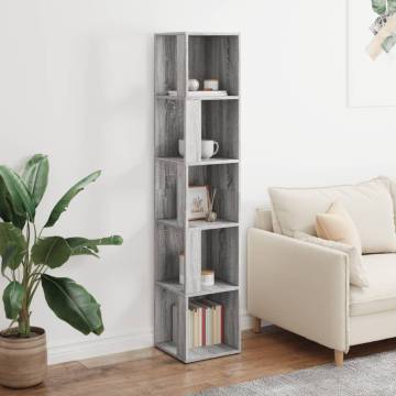 Corner Cabinet Grey Sonoma - Space-Saving Storage Solution