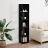 Stylish Black Corner Cabinet - 33x33x164.5 cm | HipoMarket UK