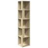 Stylish Corner Cabinet Sonoma Oak - 33x33x164.5 cm