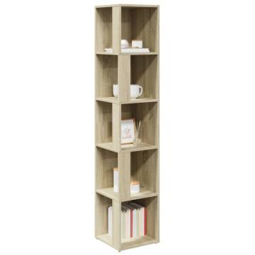 Stylish Corner Cabinet Sonoma Oak - 33x33x164.5 cm