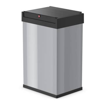 Hailo Waste Bin Big-Box Swing Size L 35 L - Stylish Silver