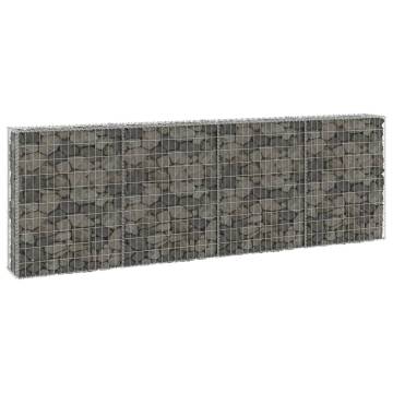 Gabion Wall with Covers - Galvanised Steel 300x30x100 cm