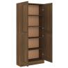 Brown Oak Book Cabinet - Spacious & Stylish Storage Solution