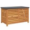 Garden Storage Box - Solid Acacia Wood 90x48x55 cm