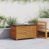 Garden Storage Box - Solid Acacia Wood 90x48x55 cm