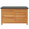 Garden Storage Box - Solid Acacia Wood 90x48x55 cm