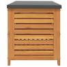 Garden Storage Box - Solid Acacia Wood 90x48x55 cm