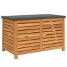 Garden Storage Box - Solid Acacia Wood 90x48x55 cm