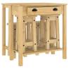 5 Piece Solid Wood Pine Bar Set - Stylish & Practical