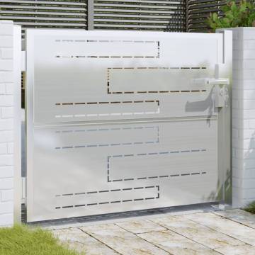 Garden Gate 100x75 cm Stainless Steel - Durable & Lockable