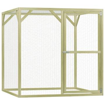 Durable Chicken Cage 1.5x1.5m - Wood & Steel | HipoMarket