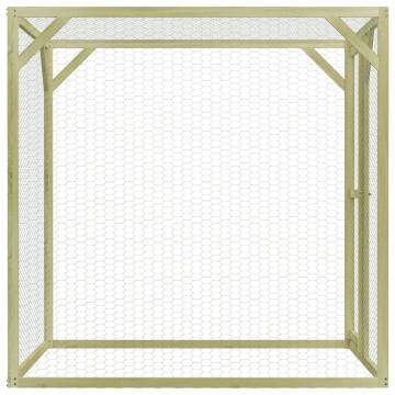 Durable Chicken Cage 1.5x1.5m - Wood & Steel | HipoMarket