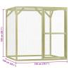 Durable Chicken Cage 1.5x1.5m - Wood & Steel | HipoMarket