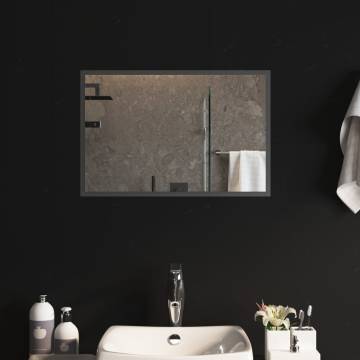 Stylish LED Bathroom Mirror 40x60 cm | HipoMarket