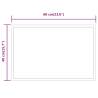 Stylish LED Bathroom Mirror 40x60 cm | HipoMarket