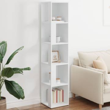 Corner Cabinet White 33x33x164.5 cm | Stylish Storage Solution