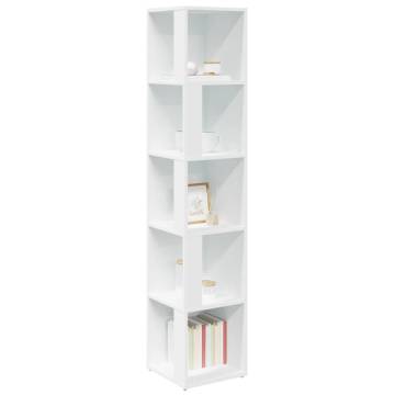 Corner Cabinet White 33x33x164.5 cm | Stylish Storage Solution