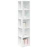 Corner Cabinet White 33x33x164.5 cm | Stylish Storage Solution