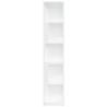 Corner Cabinet White 33x33x164.5 cm | Stylish Storage Solution