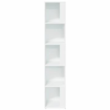 Corner Cabinet White 33x33x164.5 cm | Stylish Storage Solution