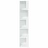 Corner Cabinet White 33x33x164.5 cm | Stylish Storage Solution