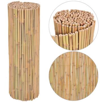 Bamboo Fence 300x100 cm - Natural Garden Barrier