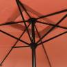 Outdoor Parasol with Metal Pole 300x200 cm - Terracotta Shade