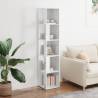 Stylish High Gloss White Corner Cabinet | 33x33 cm