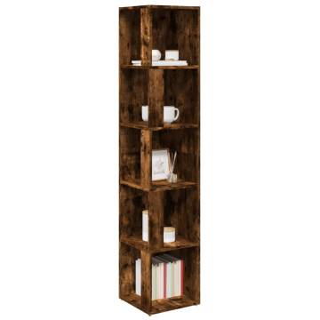 Corner Cabinet Smoked Oak - Stylish Storage Solution