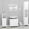 Stylish White Engineered Wood Bathroom Furniture Set