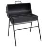 Barrel Grill with 2 Cooking Grids - Heavy-Duty BBQ - 80x95 cm