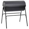 Barrel Grill with 2 Cooking Grids - Heavy-Duty BBQ - 80x95 cm