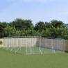 Outdoor Dog Kennel Silver 6x10x2m Galvanised Steel | HipoMarket