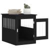 Stylish Dog Crate Furniture - Black 55x75x65 cm