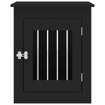 Stylish Dog Crate Furniture - Black 55x75x65 cm