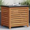 Garden Storage Box 60x50x55 cm Solid Wood Acacia Size 60 x 50 x 55 cm 