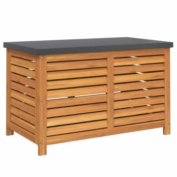 Garden Storage Box 60x50x55 cm - Solid Acacia Wood