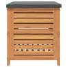 Garden Storage Box 60x50x55 cm - Solid Acacia Wood