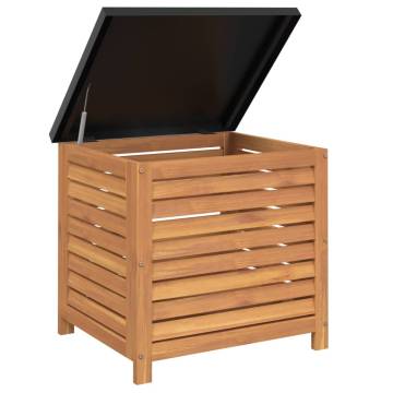 Garden Storage Box 60x50x55 cm - Solid Acacia Wood