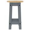 5 Piece Bar Set - Grey Solid Wood Pine | Hipo Market