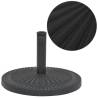 Parasol Base Resin Round Black 14 kg Quantity in Package 1 Weight 14 kg 