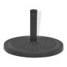 Parasol Base Resin Round Black 14 kg - Durable & Stylish