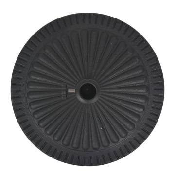 Parasol Base Resin Round Black 14 kg - Durable & Stylish