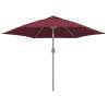 Replacement Fabric for Outdoor Parasol - Bordeaux Red 300 cm