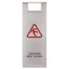 Folding Wet Floor Sign - Stainless Steel Caution Sign