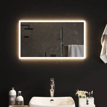 Stylish LED Bathroom Mirror 40x70 cm | HipoMarket