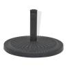 Parasol Base Resin Round Black 29 kg - Durable & Stylish