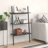 3-Tier Leaning Shelf Black 64x34x116 cm Colour black Quantity in Package 1 Height 116 cm 