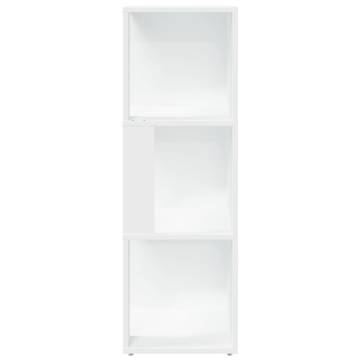 Stylish White Corner Cabinet - 33x33x100 cm | Hipo Market